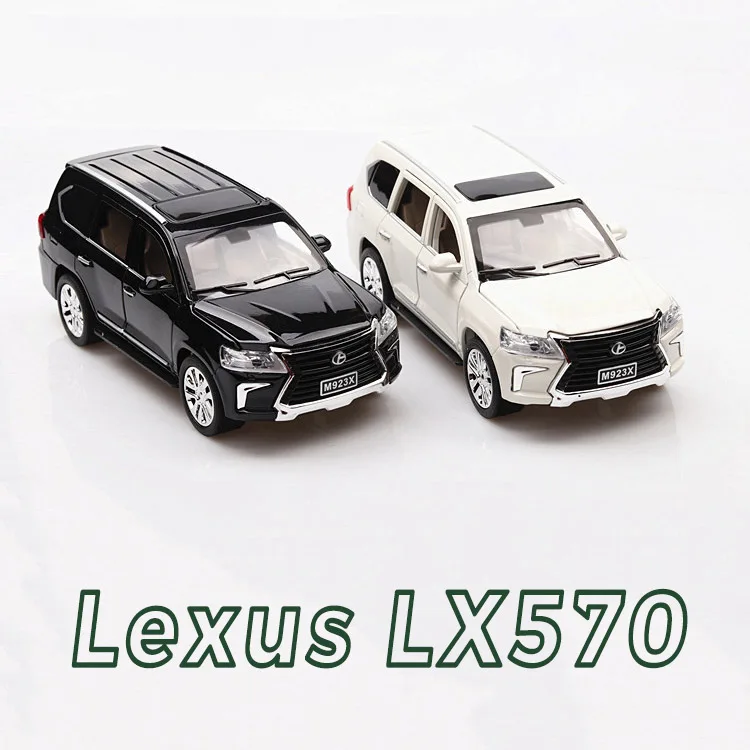 Высококачественная модель автомобиля из сплава 1:24 LX570 знаменитая длина 20 см W/6