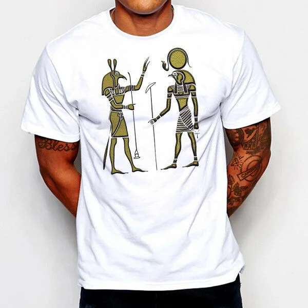 

Egyptian T-Shirt Kemet Maat King Tut Nefertiti Hieroglyphics Black History new