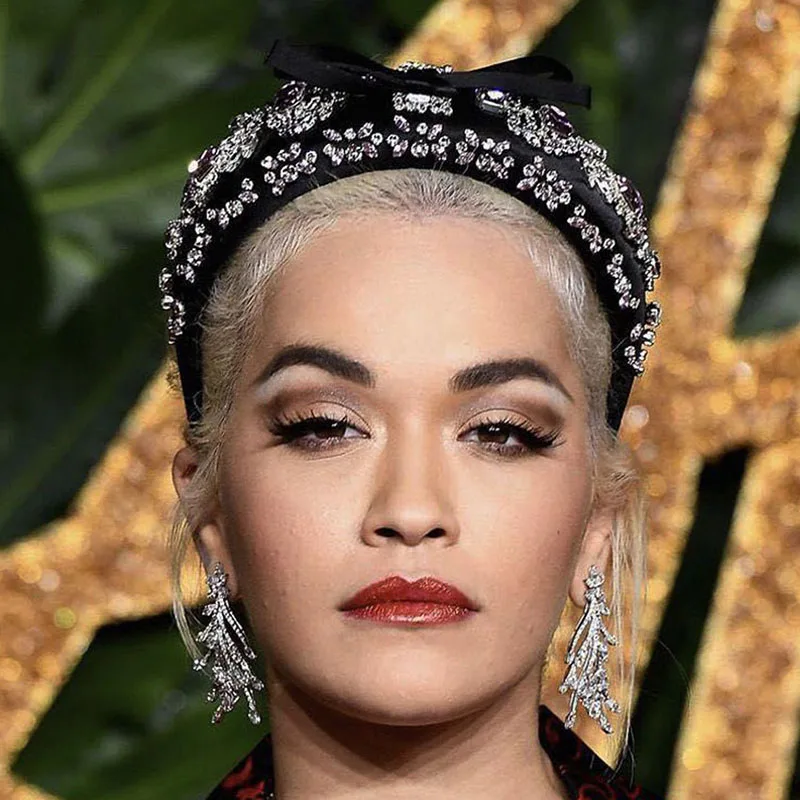 Ободок для волос Женский инкрустированный жемчугом