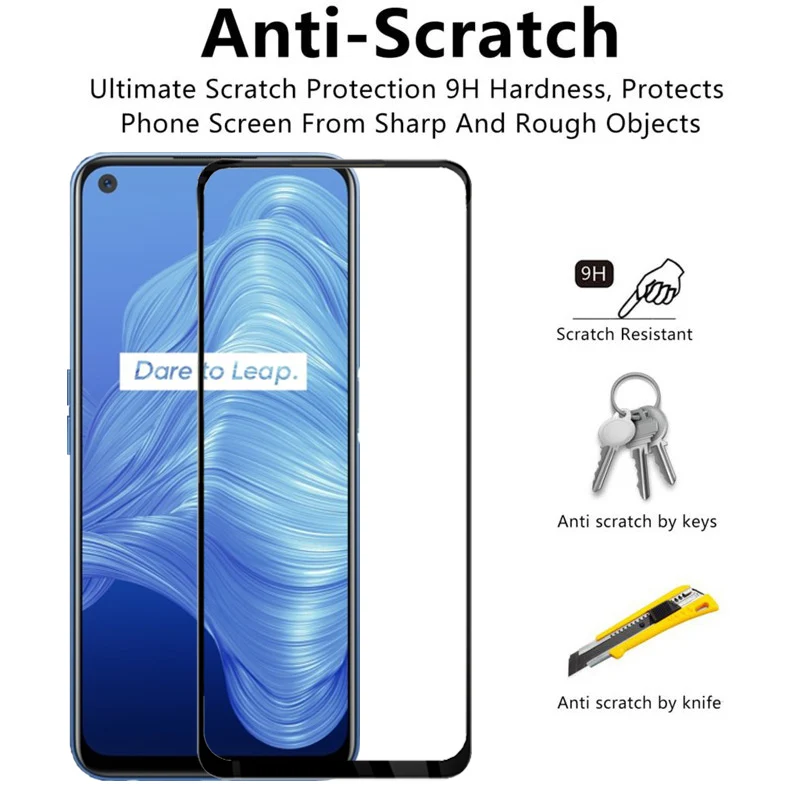 1~3 шт закаленное стекло для realme 7 5g 8 pro Защита экрана realme5i 5pro realmi 5i glass realme7 защитное