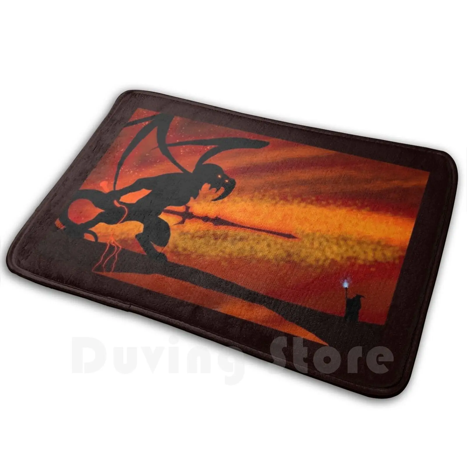 Коврик коврик подушка мягкий нескользящий с изображением волшебной волны от зла