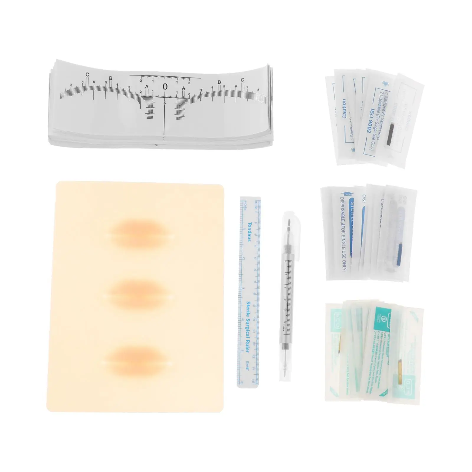 

Pro Manual Permanent Tattoo Training Kit DIY Eyebrow Tattoo Makeup Tools