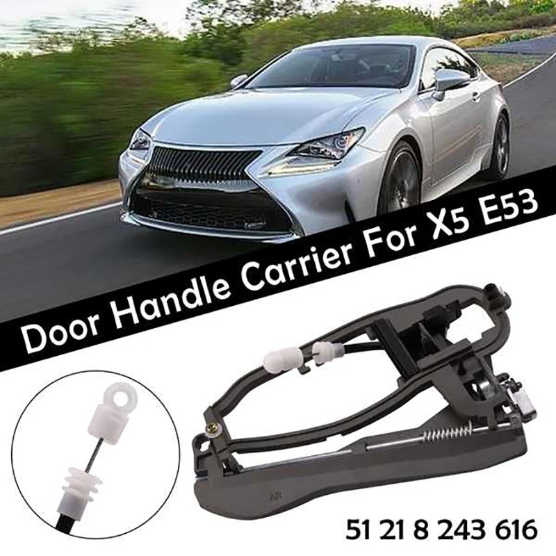 Передняя внешняя дверная ручка Перевозчик пассажирская сторона правая RH для-BMW X5