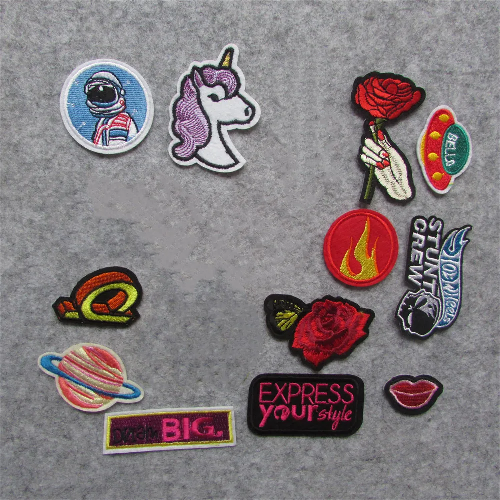 Разный стиль Совы Rocket Earth Mars бейджи сделай сам вышитая нашивка аппликация швейные