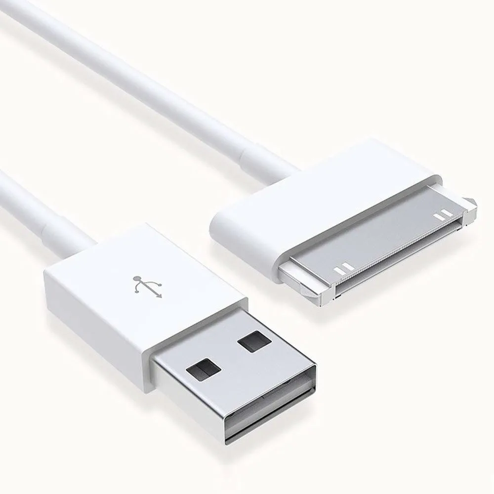 2 шт. 30pin USB кабель для зарядки iPhone4s iphone4 30-pin данных usb зарядка cavo chargeur iPhone 4 4s iPod nano ipad