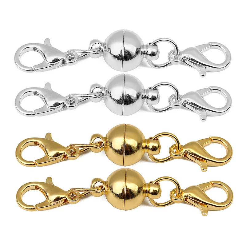 

NEW Slide Magnetic Tube Lock Jewelry Connectors Spacer Clasp For DIY Necklace Bracelet 6pcs/8pcs/14pcs