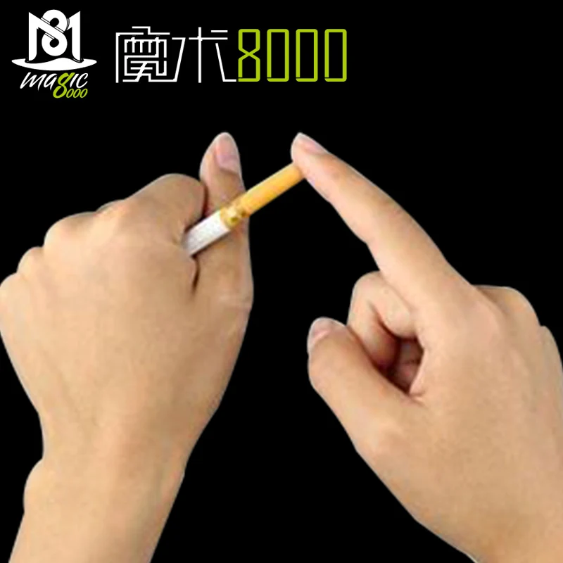 Волшебные трюки сигареты исчезают невероятные крупным планом волшебный трюк