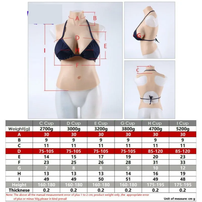 

Silicone Breast Form Artificial Realistic Soft Fake Boobs Crossdresser Bionic Skin Transgender Queen Transvestite Mastectomy Bra