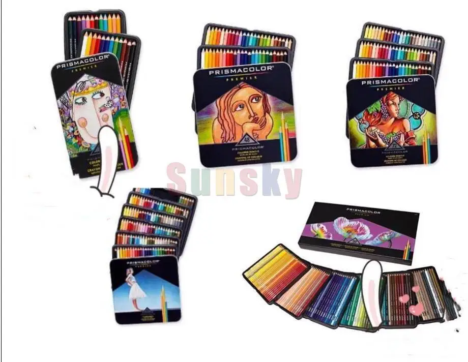 24/36/48/60/72/120/132/150 Prismacolor Premier lapis de cor масляный цветной карандаш sanford prismacolor