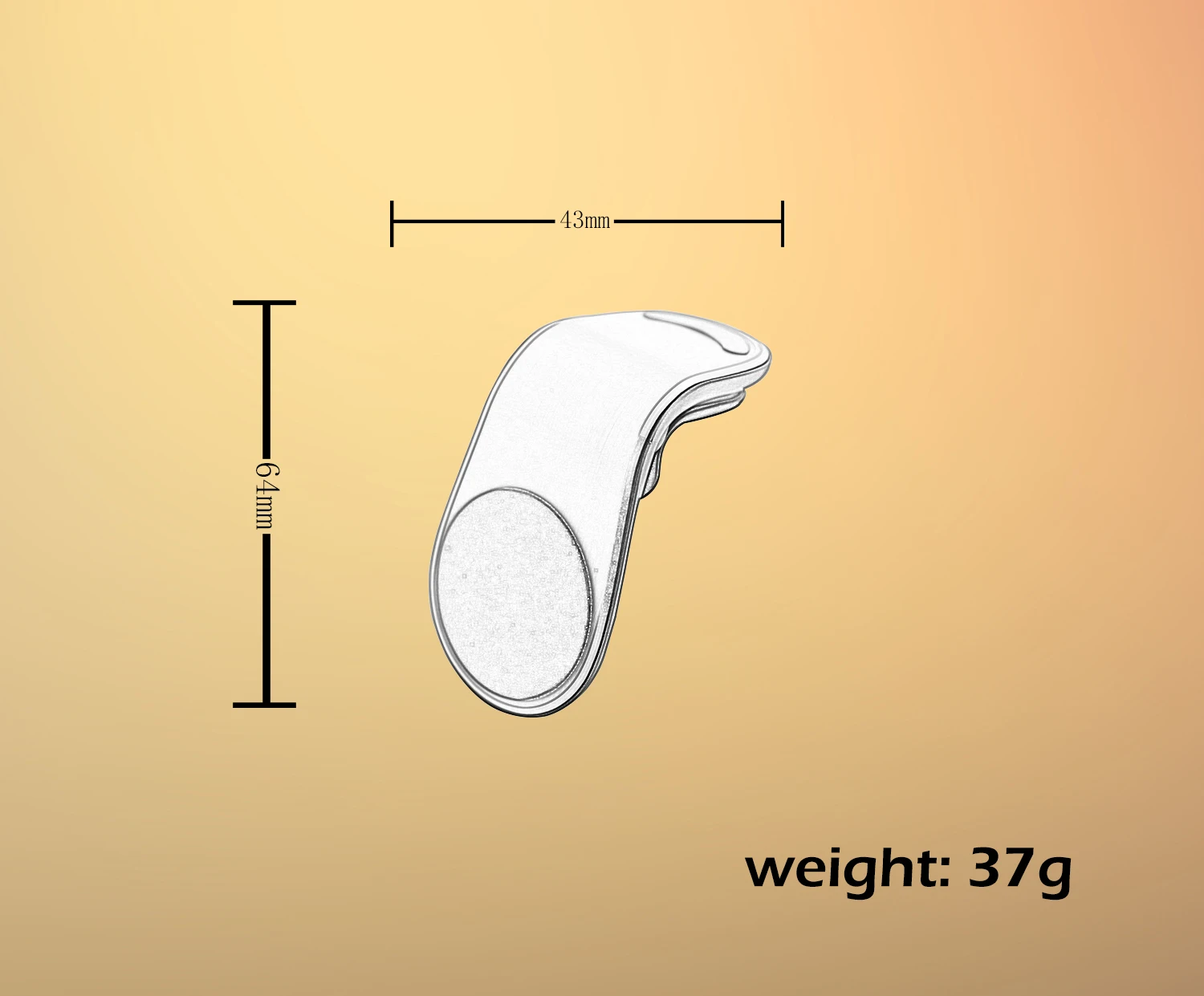 Автомобильный держатель для телефона в автомобиле с креплением на