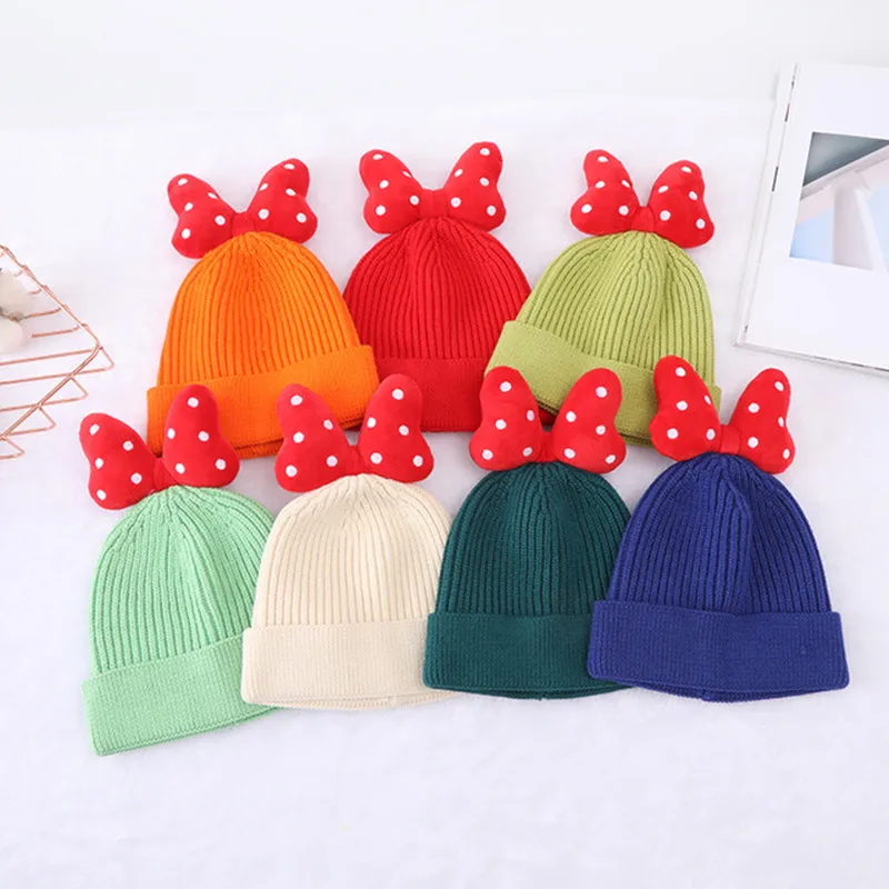 Новое поступление 2020 зимние детские шапки шерстяные теплые вязаные шапки-бини с