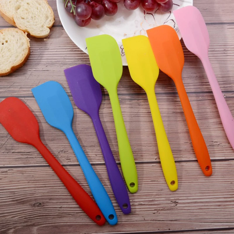2 шт./лот новая кухонная силиконовая шпатель для сливочного торта скребок