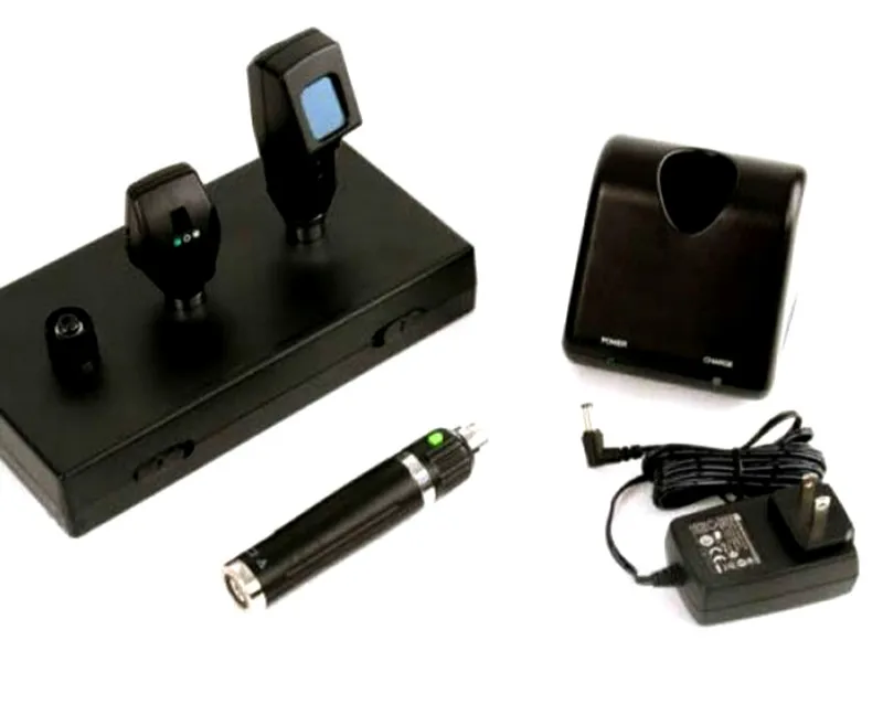 

Rechargeable Pocket Ophthalmoscope and Retinoscope Set DW1330 | Halogen Bulb | 6 Apertures FDA Certificated