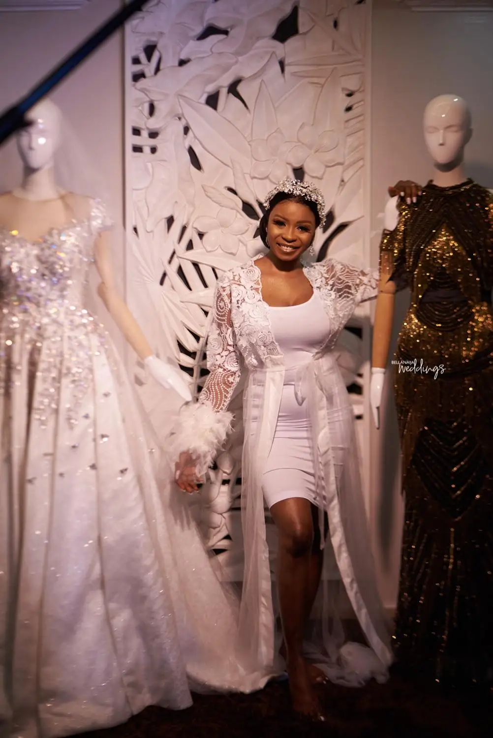 Свадебный халат с белыми перьями женская пижама длинным рукавом ночные рубашки