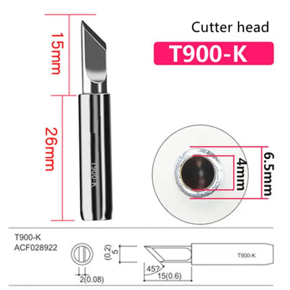 936 Бессвинцовая паяльная головка сварочный наконечник острые подковы AT936b