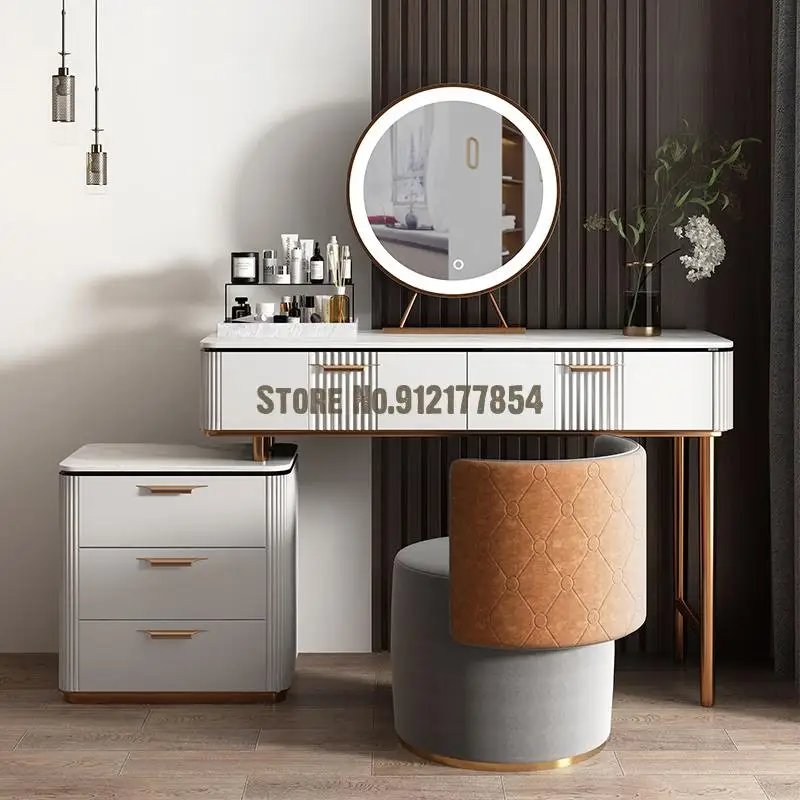 Стул для макияжа вращающийся стул маникюра в спальне роскошный салонный фонарь