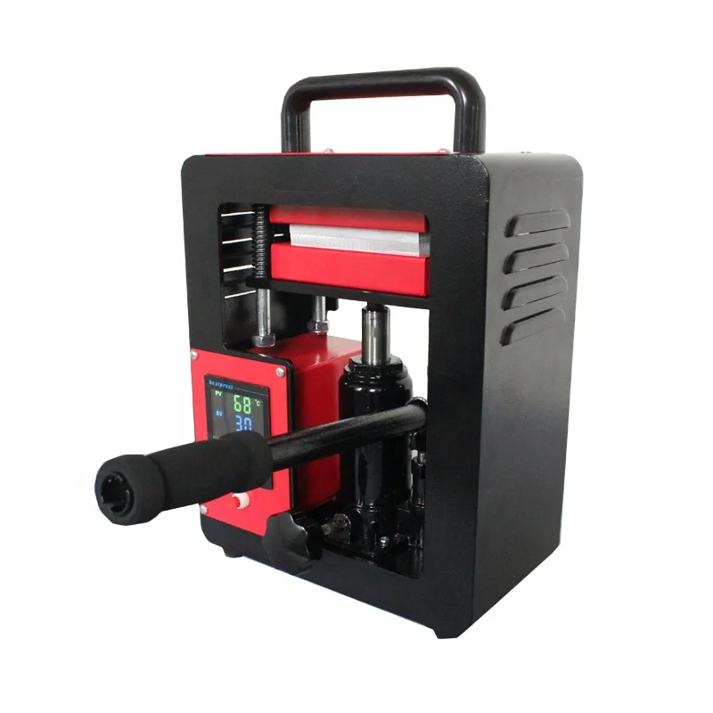 6*12 см размер 2,4*4,7 дюйма гидравлический канифоль пресс 5 тонн давления двойные пластины канифоль тепла пресс машина AP1905