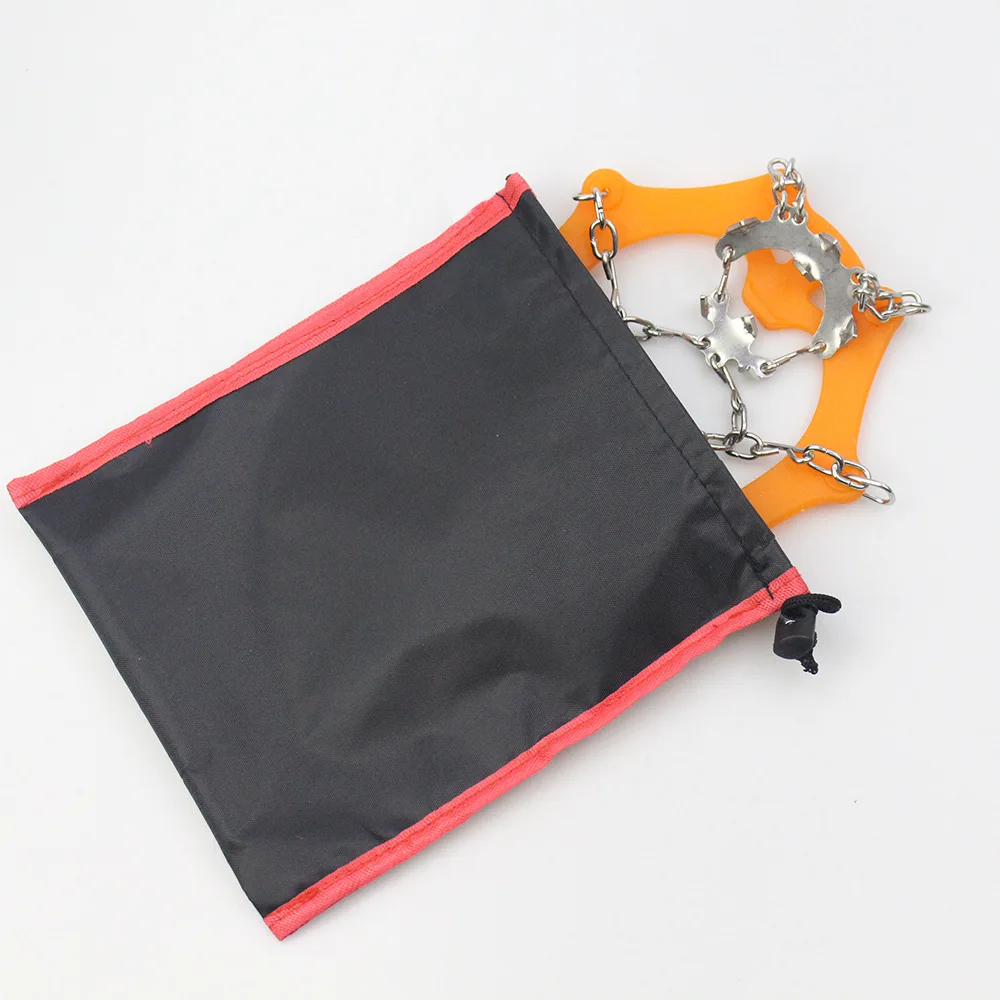 

1 pair of 11 teeth outdoor climbing and ice climbing claws stainless steel anti slip shoe cover on ice and snow
