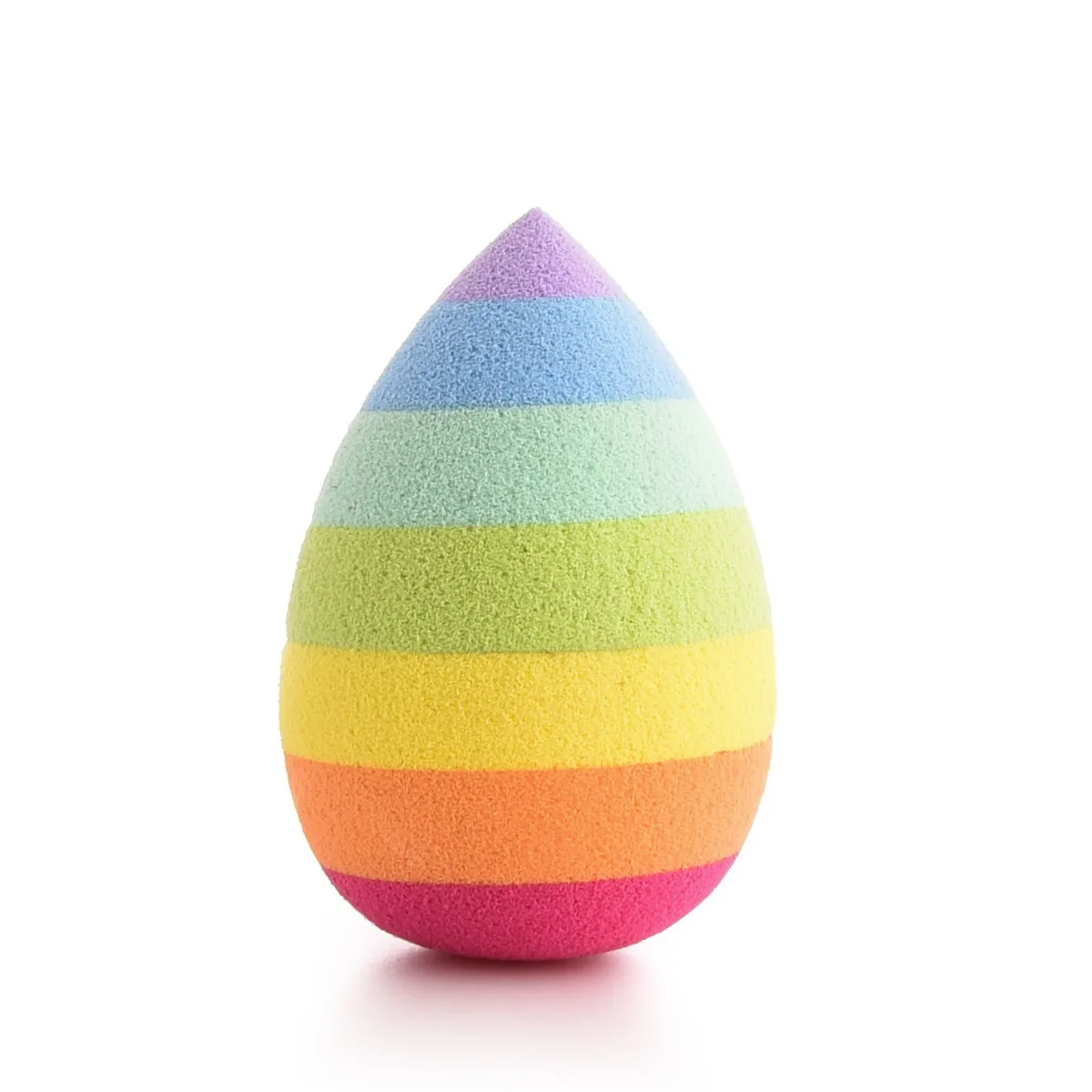

Soft Hydrophilic Rainbow Makeup Sponge BB Cream Beauty Egg Wholesale Puff Wet Dry Dual Use Face Foundation Powder
