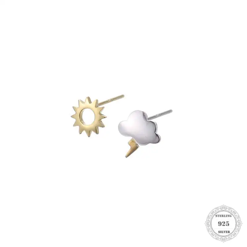 Hemiston 925 стерлингового серебра простые и универсальные модные креативные солнца