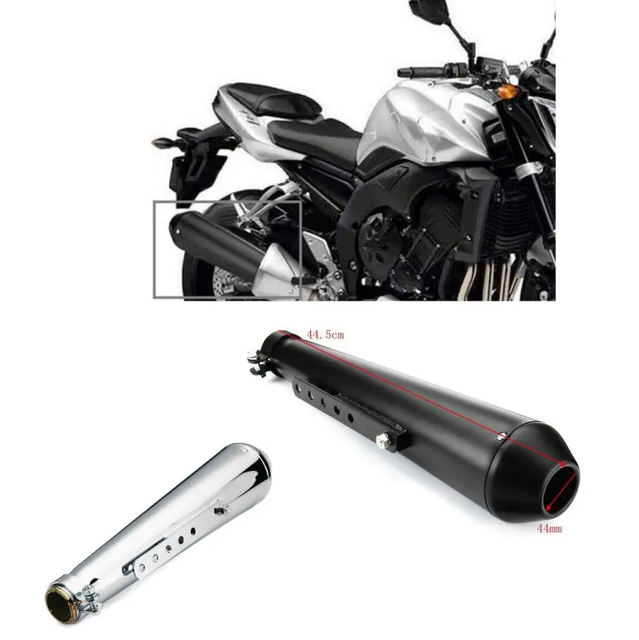 Универсальный глушитель для выхлопной трубы мотоцикла винтажный задний