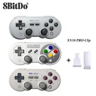 Беспроводной Bluetooth-геймпад 8bitdo SF30 Pro SN30 Pro с джойстиком для Windows, Android, macOS, Nintendo Switch, Steam