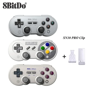 Беспроводной Bluetooth-геймпад 8bitdo SF30 Pro SN30 Pro с джойстиком для Windows, Android, macOS, Nintendo Switch, Steam