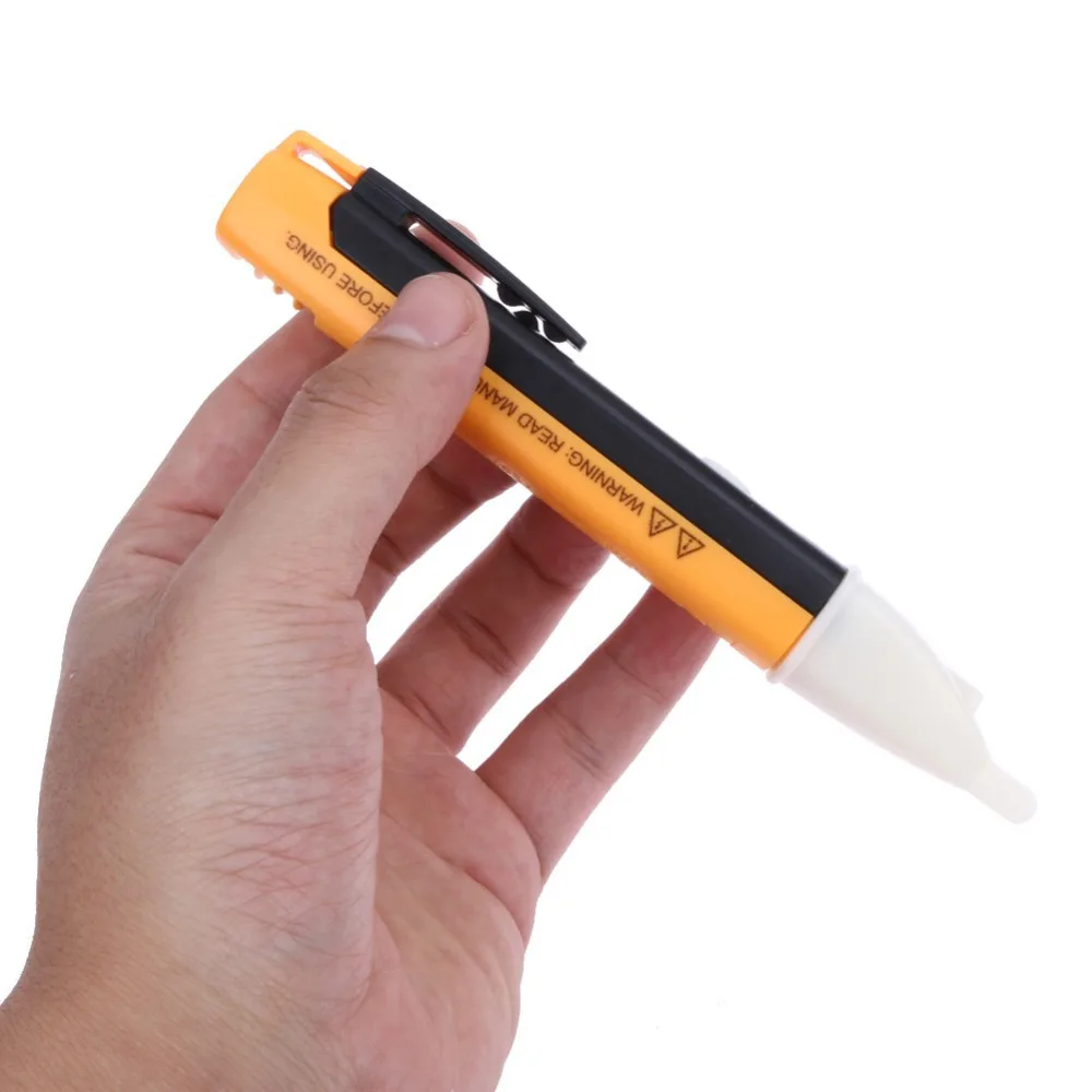 1PCS Voltage Tester Pen Electric Indicator Non-Contact 90-1000V Socket AC Power Outlet Detector Sensor LED Light | Инструменты