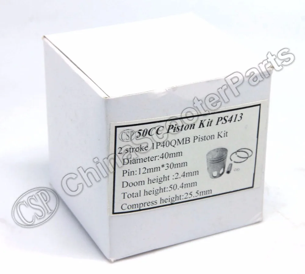 Комплект поршневых колец 40 мм 12 для Keeway IPC ZIP JOG 50 3KJ 50CC 2 тактный Minarelli 1E40QMB JOG50 LS49