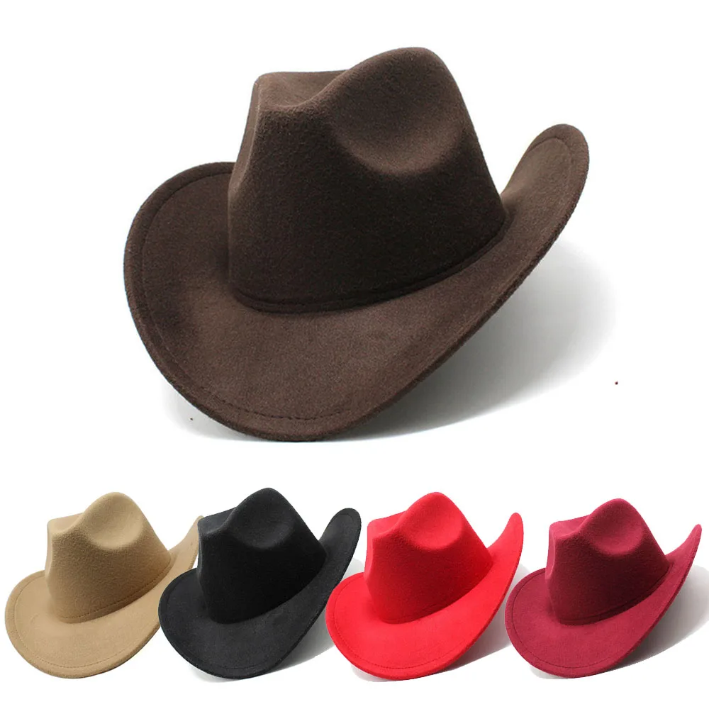 Фетровая фетровая шляпа Swanowing с широкими полями для мужчин и
