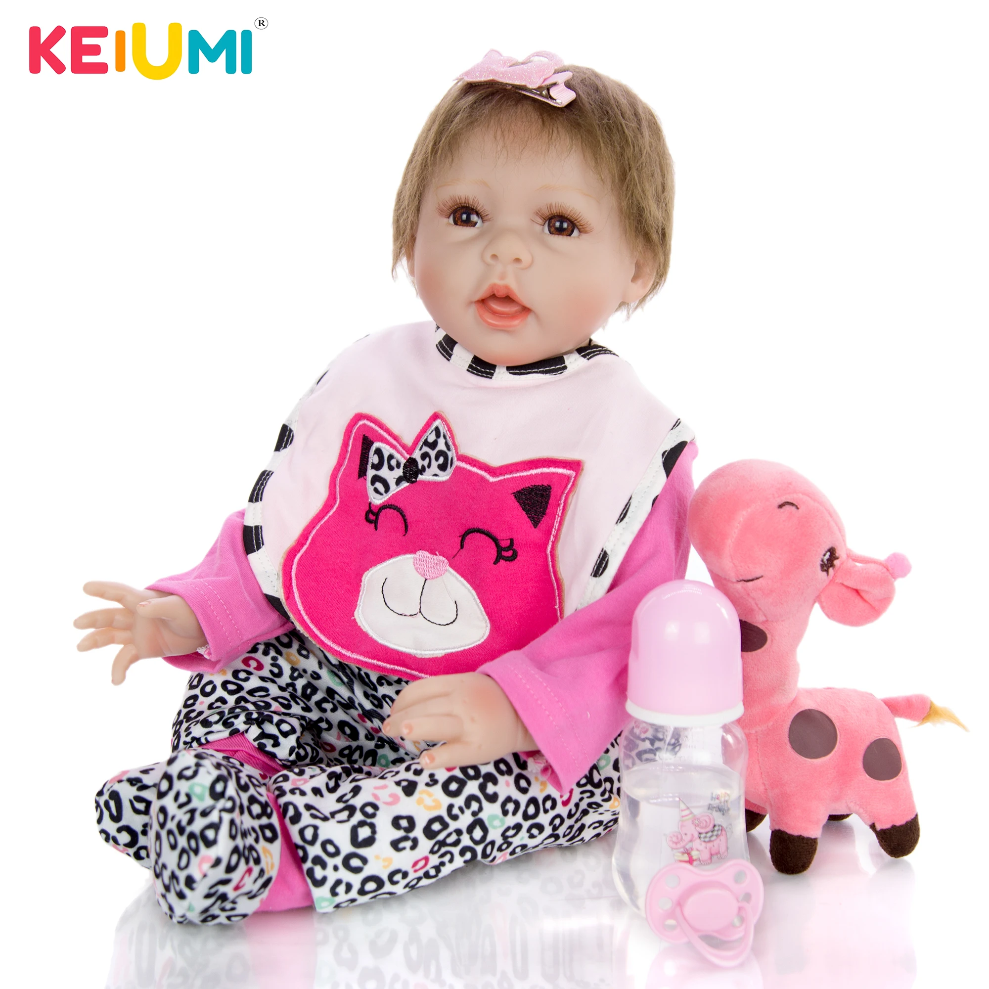 KEIUMI 22 ''мягкий силиконовый винил говорить уход за кожей лица перерожденные