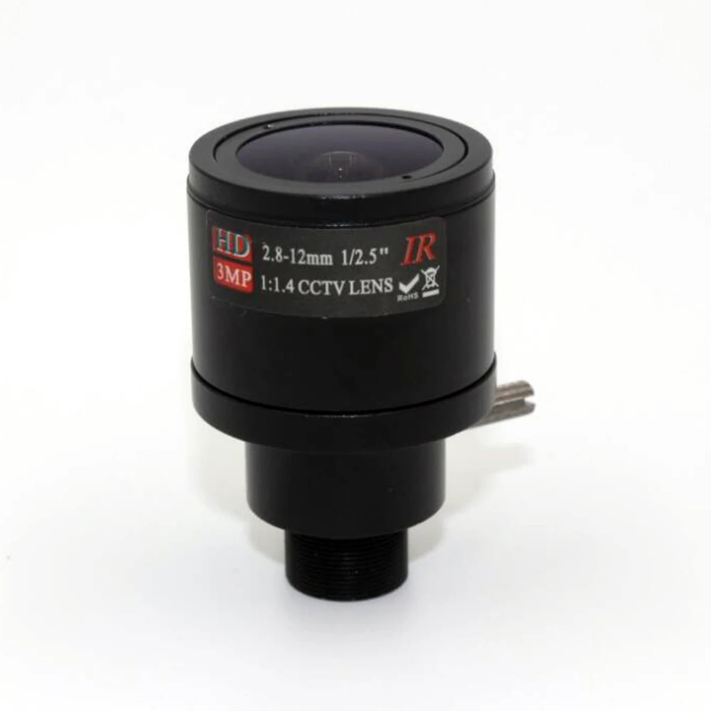3-мегапиксельная варифокальная линза с ИК-фильтром 2 8-12 мм M12 Mount 1/2 5-дюймовый