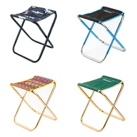 2020 new outdoor camping folding stool aluminum fishing chair portable travel beach chair mazza train folding stool