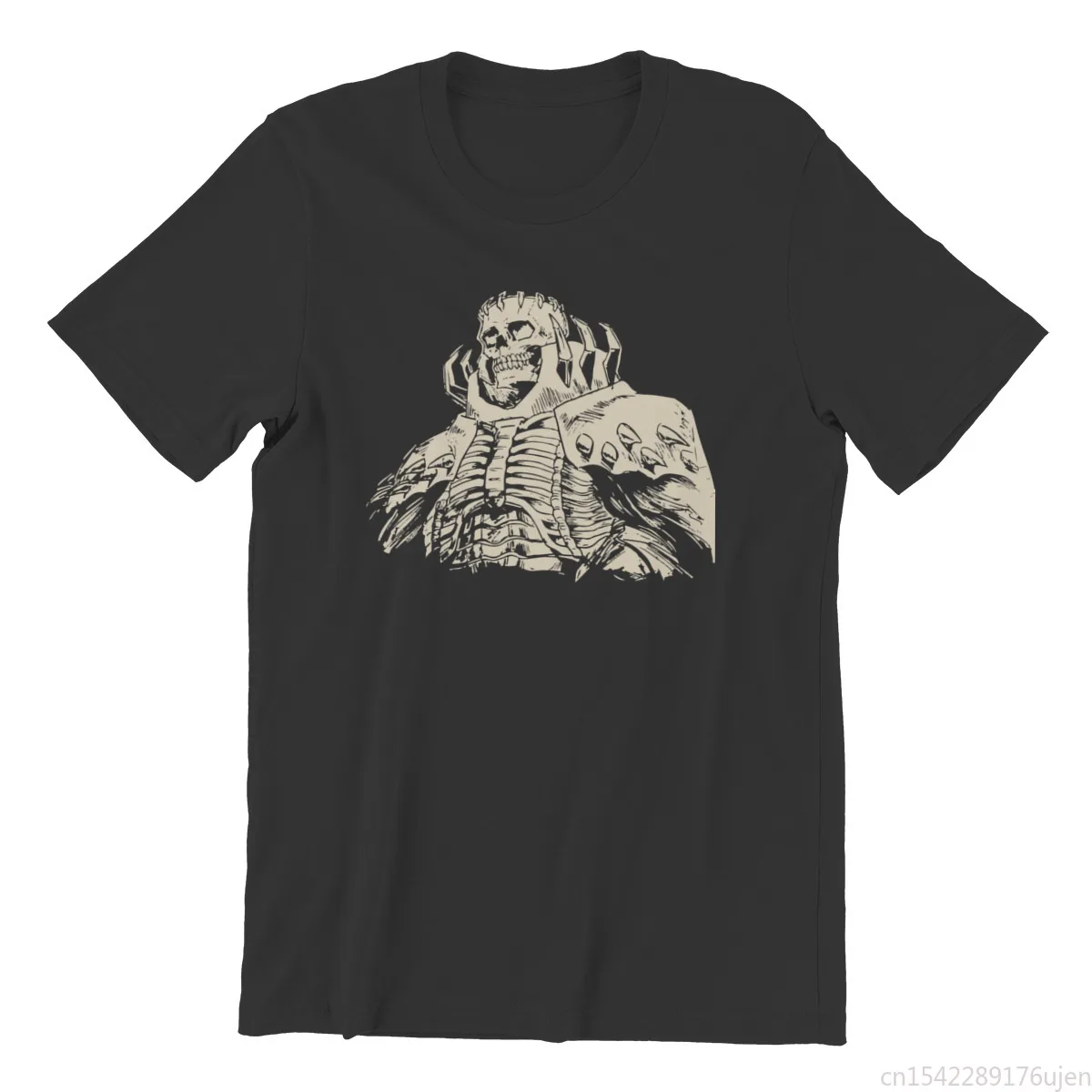 

2021 Summer Arrive Berserk Skull Knight Women Clothing Fashion Games Black Punk Groot Summer New Unisex Tshirts