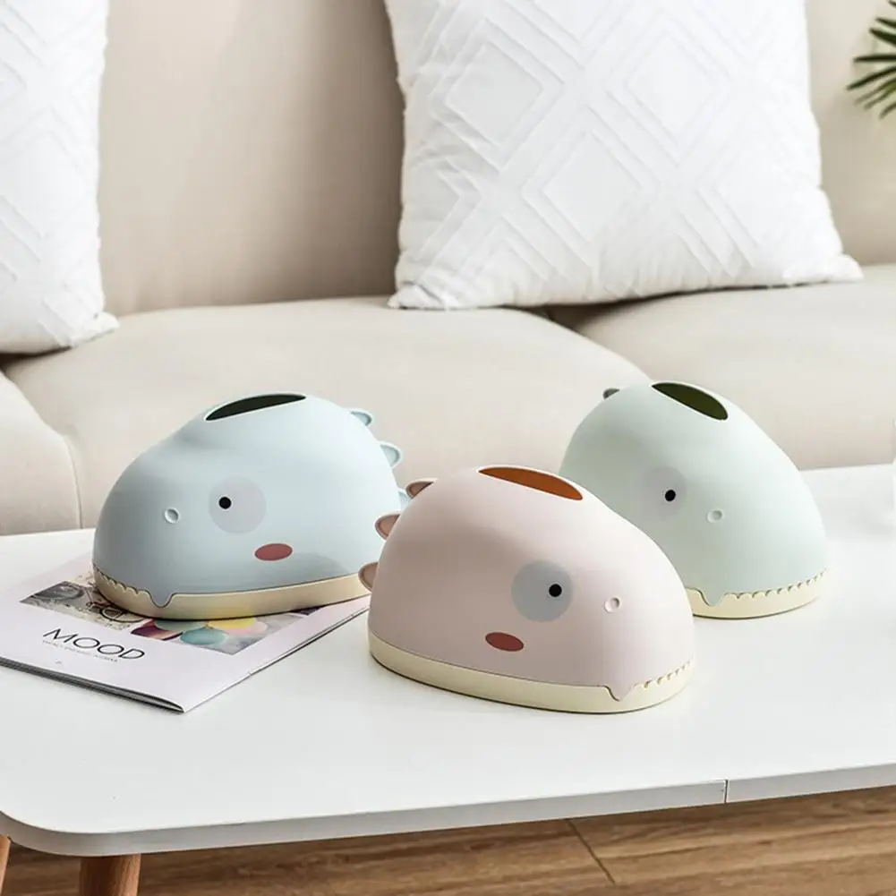 

Tissue Box Pull Smoothly Bottom Thickening TPR Household Napkin Holder for Living Room Organization Kitchen Storage