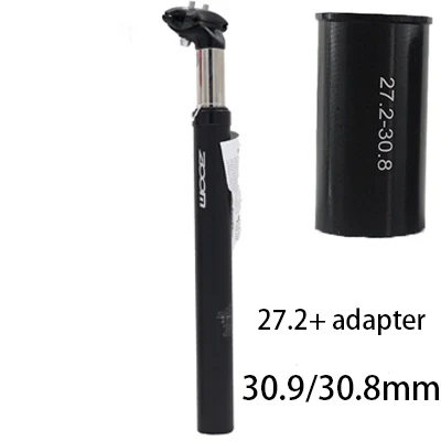 30.8 30.9mm black 27,2/28,6/30,1/30,4/30,8/30,9/31,6/33,9 мм MTB горный велосипед Подвеска Подседельный штырь амортизаторов офсетная печать демпфирования подседельный DH FR - Цвет: 30.8 30.9mm black