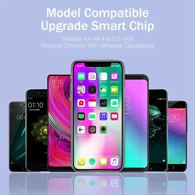 YKZ Qi автомобильное беспроводное зарядное устройство для iPhone Xs Max Xr X samsung S9 10 Вт