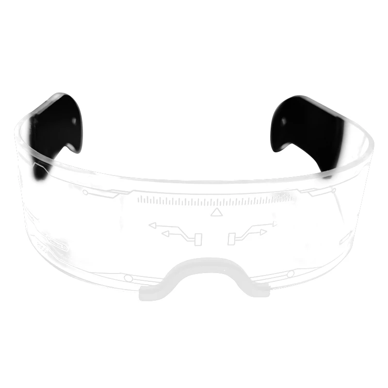 

LED Glasses Neon Party Luminous Light Up Glasses Rave Costume Party Decor DJ Glowing SunGlasses Decoration