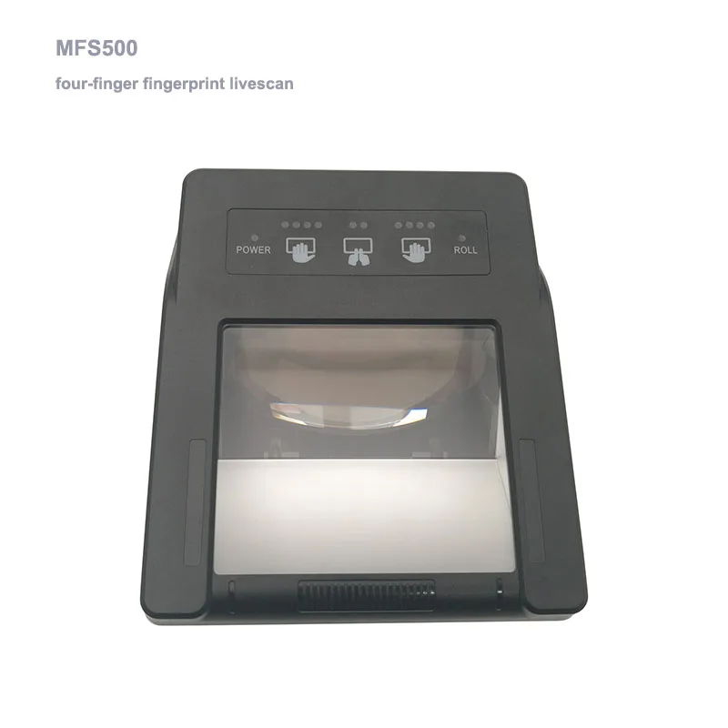 MFS500 FBI certified multi-finger & four fingerprint scanner Supports single rolled and flat capture capabilities For Customs |
