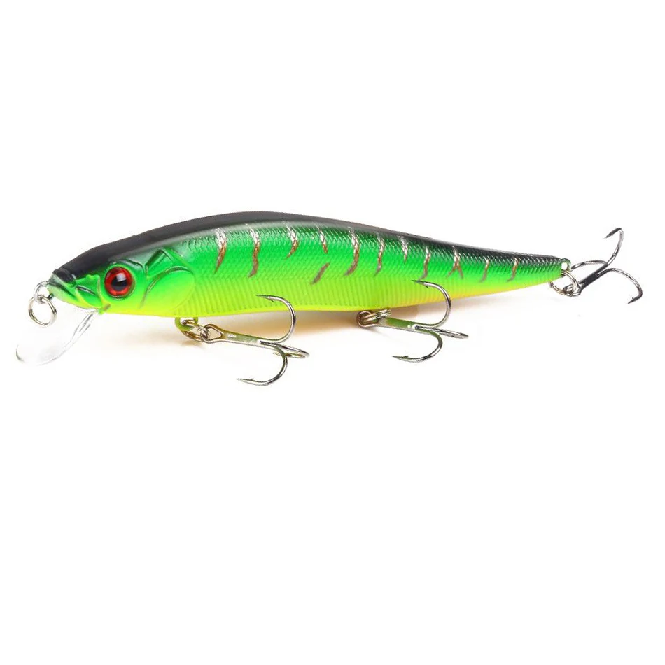 1 Шт. 14 см 23 г Topwater Wobblers 3D Глаза Рыболовные Приманки Минноу Твердые 3 рыболовные