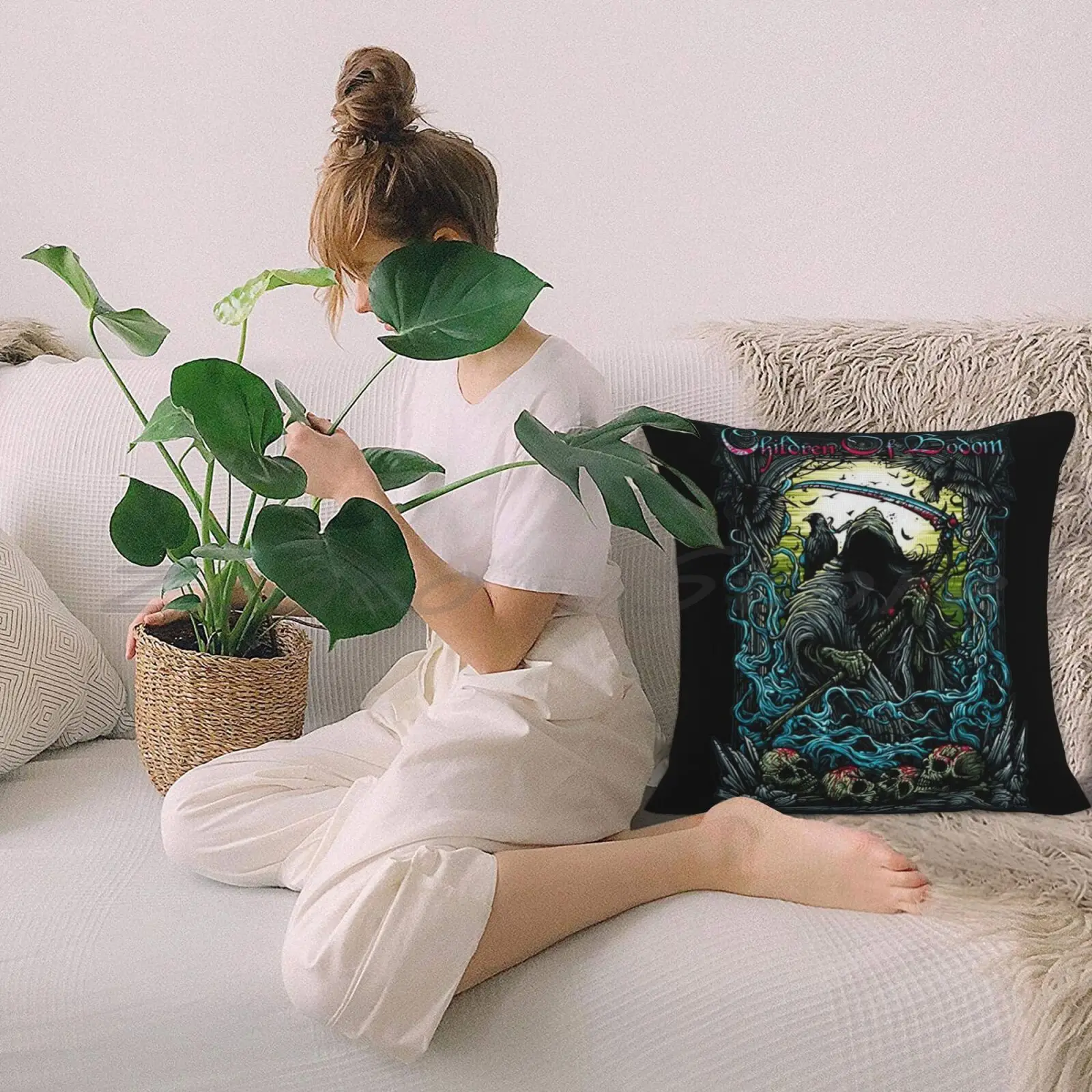 Наволочка из льняной плюшевой бархатной ткани с принтом для детей | Дом и сад