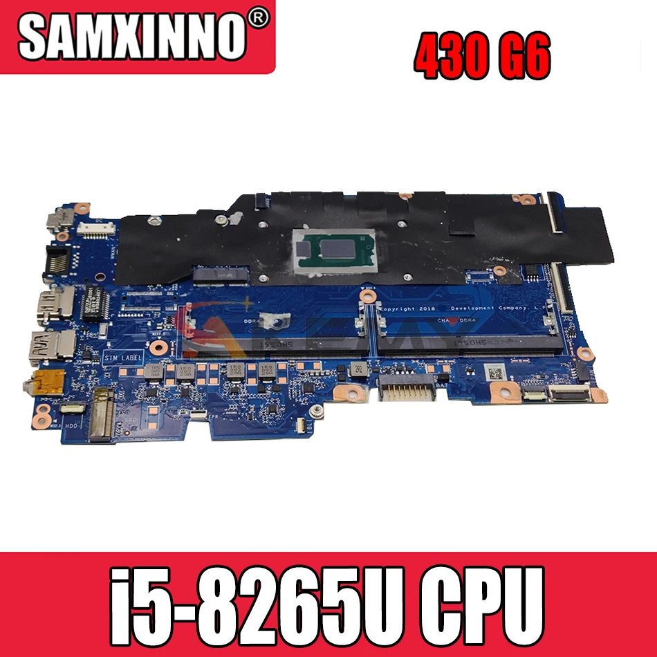 

Основная плата для HP PROBOOK 430 G6 Материнская плата ноутбука DA0X8IMB8E0 материнская плата REV: E W/ i5-8265U Процессор