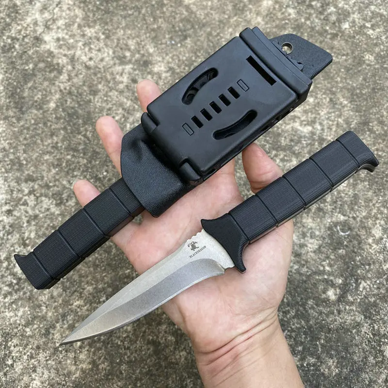 DC53 стальной маленький прямой нож для кемпинга открытый острый выживания