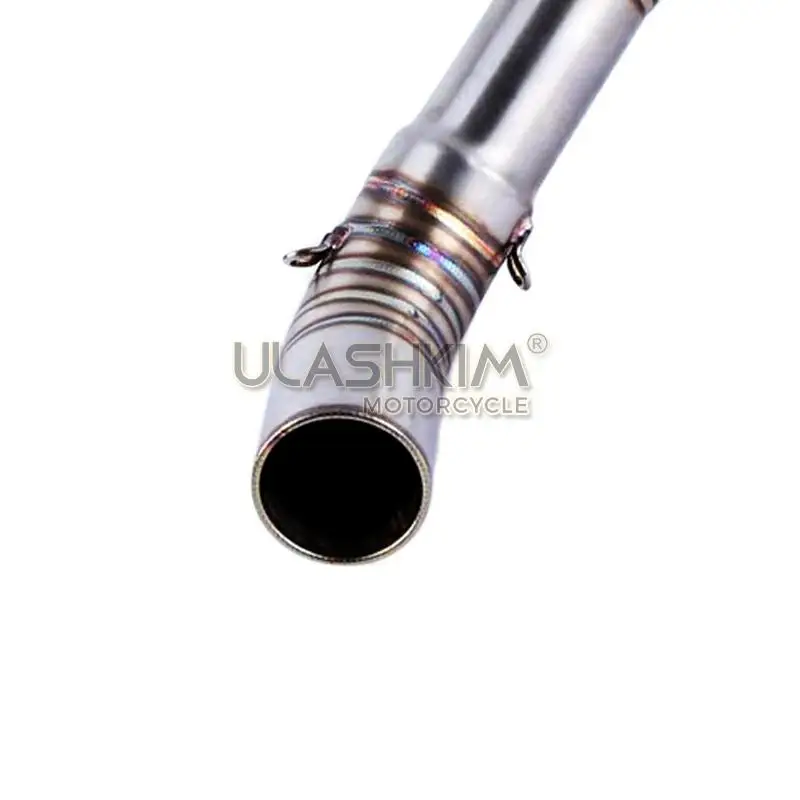 Duke200 Duke390 Motorcycle Exhaust middle pipe Round Muffler for DUKE125 DUKE 200 250 390 2012-2016 Slip-On | Автомобили и