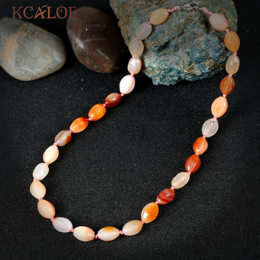 Женское Ожерелье Из Зелёной Яшмы Качественные Натуральные Камни Ювелирные