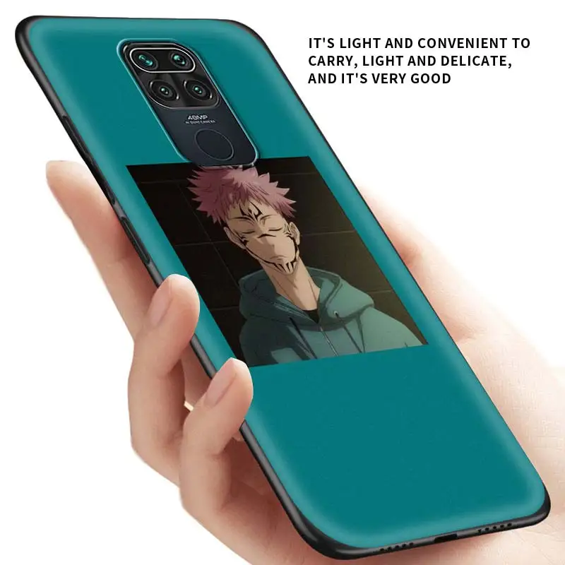 

Thin Cover for Redmi Note 9 9S 9 9A 9C 8T 8 7S 7 6 Pro 8 7 6 8A 7A 6A K20 Pro Phone Shockproof Case Jujutsu Kaisen