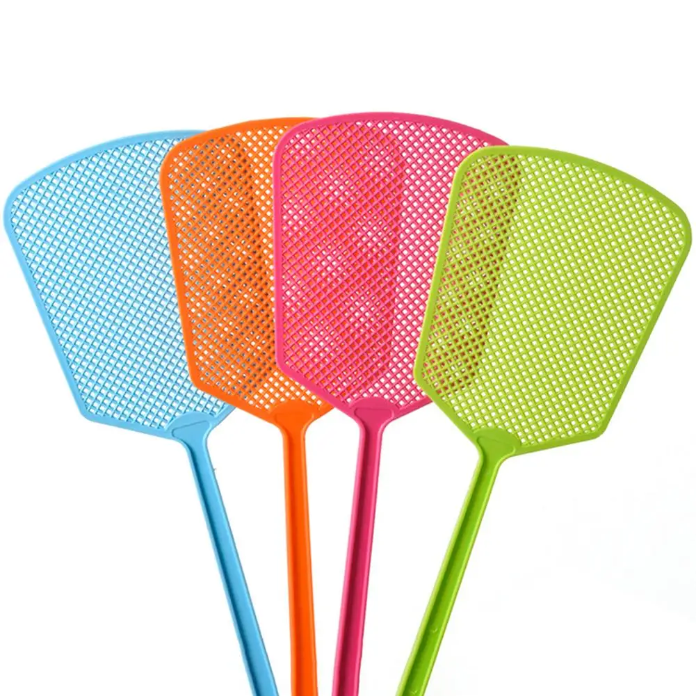 

Household Plastic Fly Swatter Flies Trap Extended Flexible Handle Mosquito Swatter Prevent Insect Control Garden Supplies