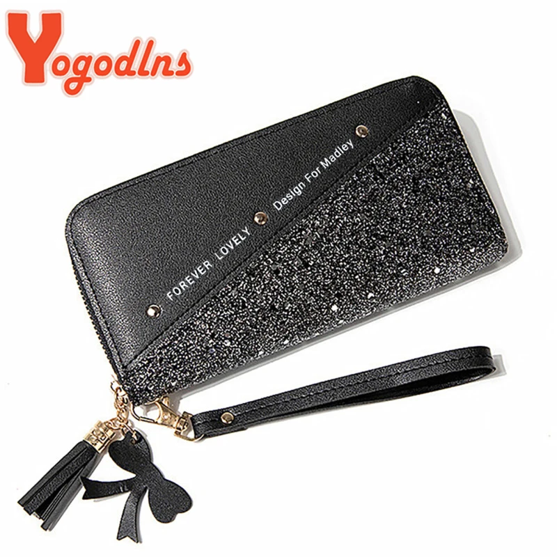 Кошелек женский из искусственной кожи с отделениями для карт и телефона |