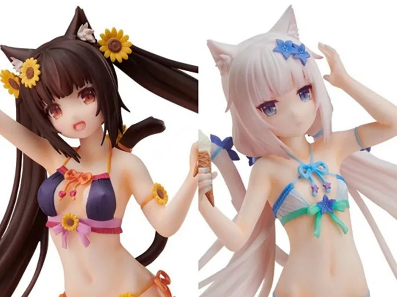 

Native NEKOPARA EXTRA VANILLA Chocola Swimsuit Ver Sexy girls Japanese Anime PVC Adult Action Figures Figurines Toys