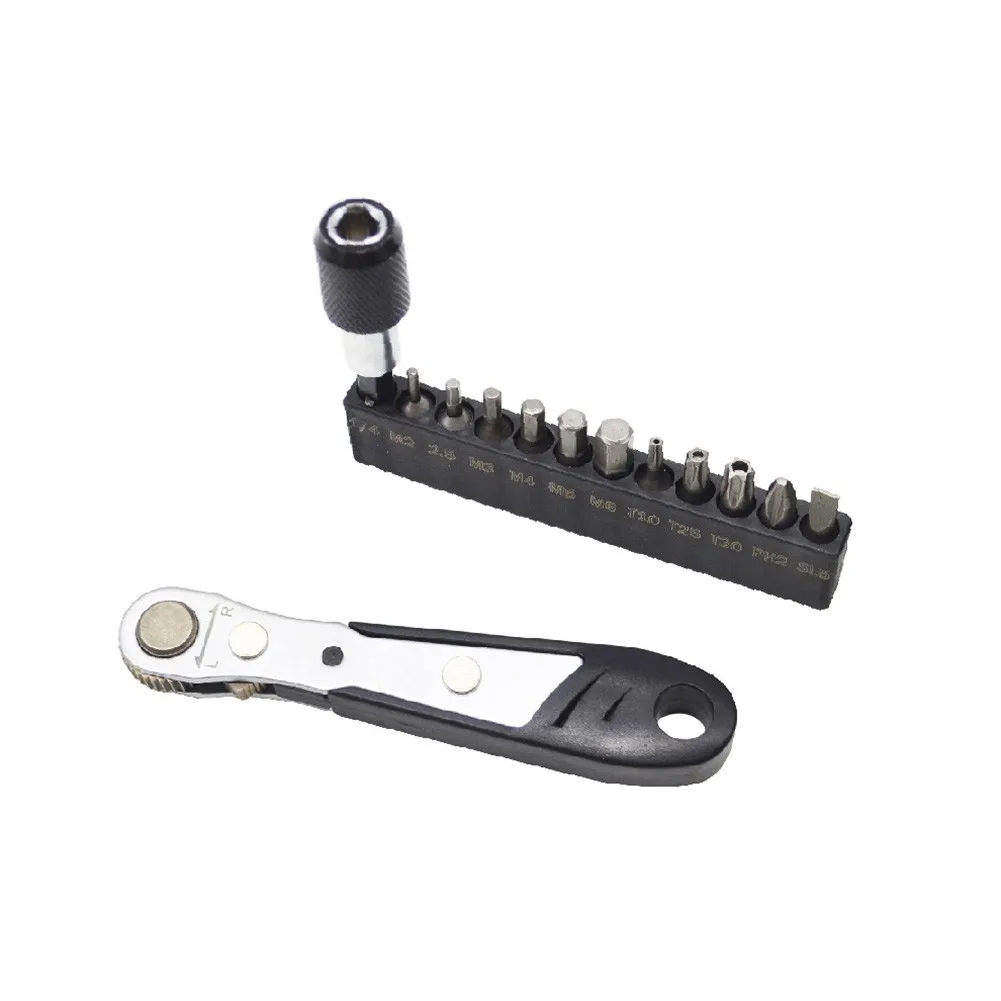 

MTB Bike Cycling Torque Wrench Set Allen Key Socket Bicycle Repair Tool Kit Quick Ratchet Wrench For Car Vehicle Household